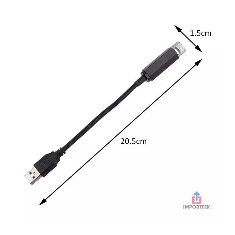 Importeek Mini Lampara Proyector Usb Luz Led Flexible Portatil Noche