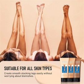 Maquillaje de Piernas Impermeable sin Transferencia, Maquillaje Para Cubrir Venas Varicosas, Piel Negra Impermeable, Maquillaje Para Cubrir Cicatrices de Piernas y Cuerpo Para Tatuajes (Natural, m)