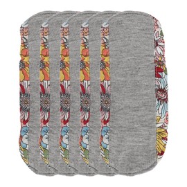 5 Stück Waschbare Damenbinden, Wiederverwendbare Menstruationsservietten aus Reinem Baumwollstoff für Mehr Komfort und Verbesserte Weibliche Gesundheit (MSH0025)