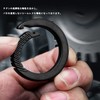 TISUR Men's Titanium Carabiner for Keycase Keychain with Key Ring