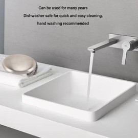 Zunate Barra de Jabón de Metal - Gadget de Cocina para Lavar a Mano | Barra de Jabón de Acero Inoxidable | Esencial Multifuncional para Cocina y Exteriores para Eliminar el Olor a (3