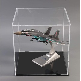 A+ DESIGN Clear Acrylic Display Case Assemble Collectibles Box Alternative Glass Case for Display Action Figures Home Storage & Organizing Toys (16x13x14in; 40x33x35 cm)