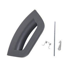 LAZER ELECTRICS Plastic Door Handle Lever Kit for Hotpoint Futura Washing Machine/Washer Dryers (Grey/Graphite)