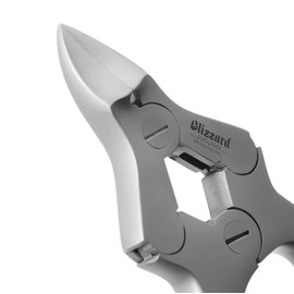 Blizzard Petite Nagelzange für Fußnägel (12cm) -Professionelle Dicke & Eingewachsene Zehennagelknipser - Pediküre Nagelschneider - Werkzeug für die Fußpflege - Inklusive GRATIS “Edelstahl Nagelfeile”