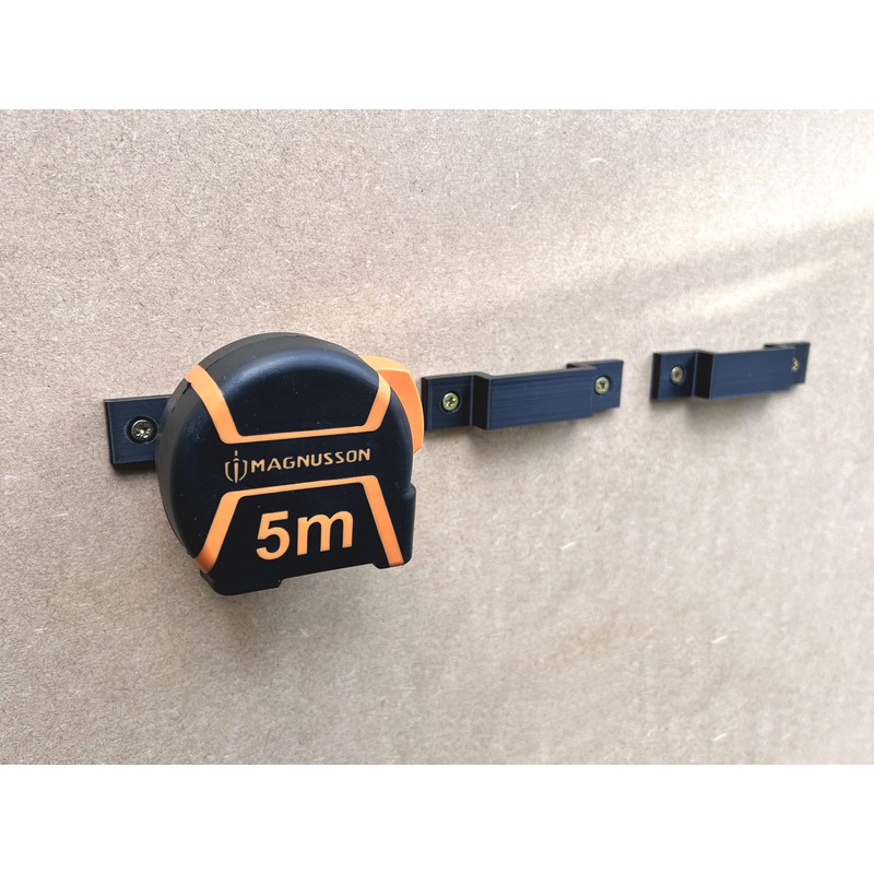 DECORALIN Tape Measure Wall Mount Holder Bracket Clip for Shed,