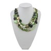 Bocar Multi Layer 5 Strand Statement Collar Beaded Necklace for