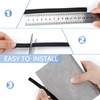Rubber U Channel Edge Trim, Door Seal Strip, Fits Edge