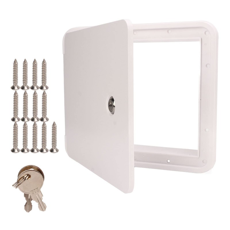 RV Power Cord Hatch, Square Cable Hatch, Square Power Cord