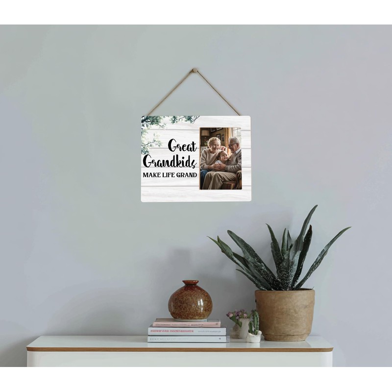 Great Grandparents Picture Frames,Great Grandkids Make Life Grand Wood Photo