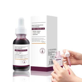 FruchtsäUrepeeling,Acide Salicylique Visage,Salicylic Acid Serum 30ml,Mit Aha + Bha Peeling LöSung,Verfeinert Poren & Hautstruktur,Entfernt Abgestorbene Hautzellen,Gegen Raue Haut