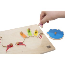 Edufun - Ef 10080 - Wooden Peg Puzzle - 2 Hands