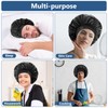 Silk Bonnets for Men, Satin Bonnet for Sleeping, Adjustable Hem
