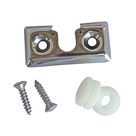 Taylor Made Traditional Stainless Steel Boat Fender Lock and Peg Set for Hanging Fenders, Accepts Rope Line up to 1/4" Diameter, 0.75'' H x 1.94'' W x 4.88'' D, Mounting Screws Included - 1010