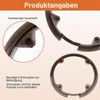 RJLLKD Universal 4 Holes Bicycle Sprocket Cover for 42 Teeth,