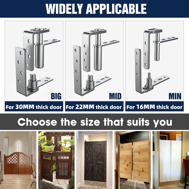 SKMYL Cafe Door Hinges, Saloon Door Hardware, Double Action Door