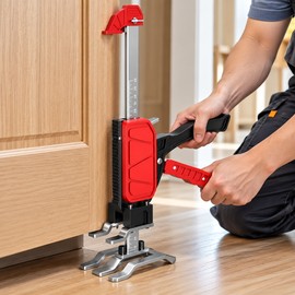 Hand Lifting Jack for Installation – Adjustable Labor-Saving Lifter for Cabinets, Doors, Flooring & Woodworking