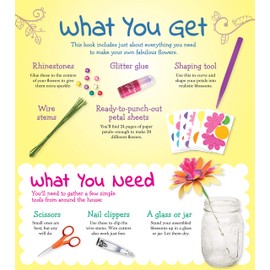 Klutz Fabulous Flowers Craft Kit, Brown/a