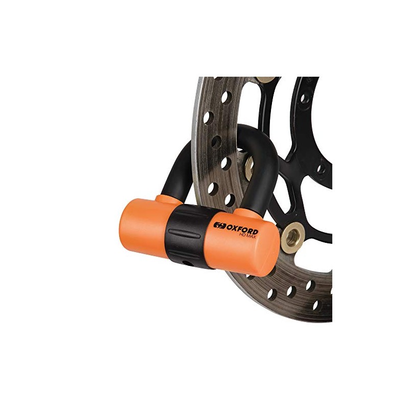 Oxford Motorcycle Security HD Max Brake Disc Lock Orange Sold