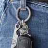 TISUR Titanium Key Ring for Keychain,Carabiner Key Chain Rings Connector