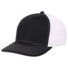Lids Blank Slam Dunk Trucker Adjustable Snapback Hat Black/White