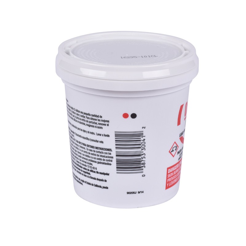 Oatey 30041 No. 5, 16oz solder flux, 16-Ounce, Amber