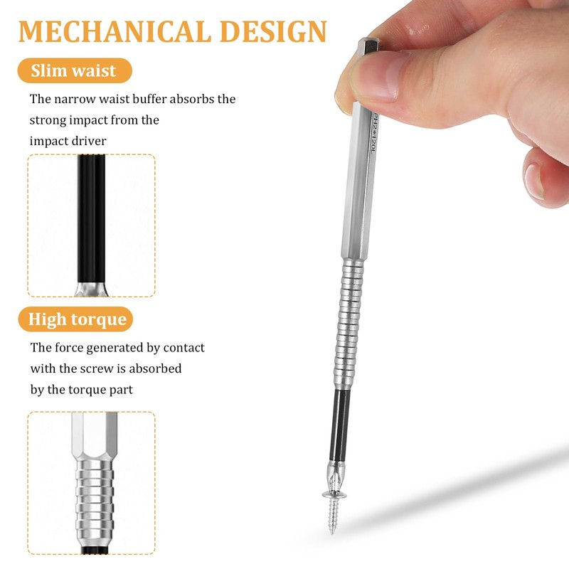 9 PcsMagnetic Screwdriver Bits, High Magnetic Screwdriver Drill Bit Set,