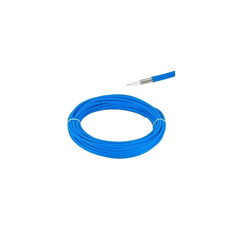 Vecys 32.8ft/10m RG402 Semi-Flexible RF Coaxial Cable RG402 .141 Inch