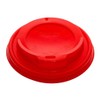VEPATIM 200 Red Dome Lids for Paper Cups Coffee to