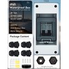 DIHOOL DC Circuit Breaker,DC MCB,Solar Disconnect Switch,50A Isolator(DC12V - DC400V