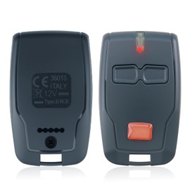 Garage Door Remote Control BFT 433.92 MHz, 2 Channels for BFT Mitto 2 B, Ghibli, Kleio, TRC 2, RCB2, Rolling Code Garage Door Opener Compatible and Automatic Gates, Garage Door Remote Control