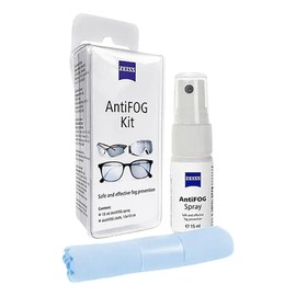 ZEISS Fog Defender System Anti-Fog Kit for Glasses 2 Pack – 2 Spray Bottles and 2 Microfiber Cloths
