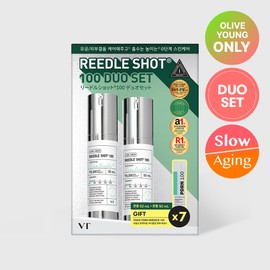 VT Reedle Shot 100 Double Pack (+PDRN Essence Pouch 7ea) - [SET] Double Pack (+PDRN Essence Pouch 7ea)