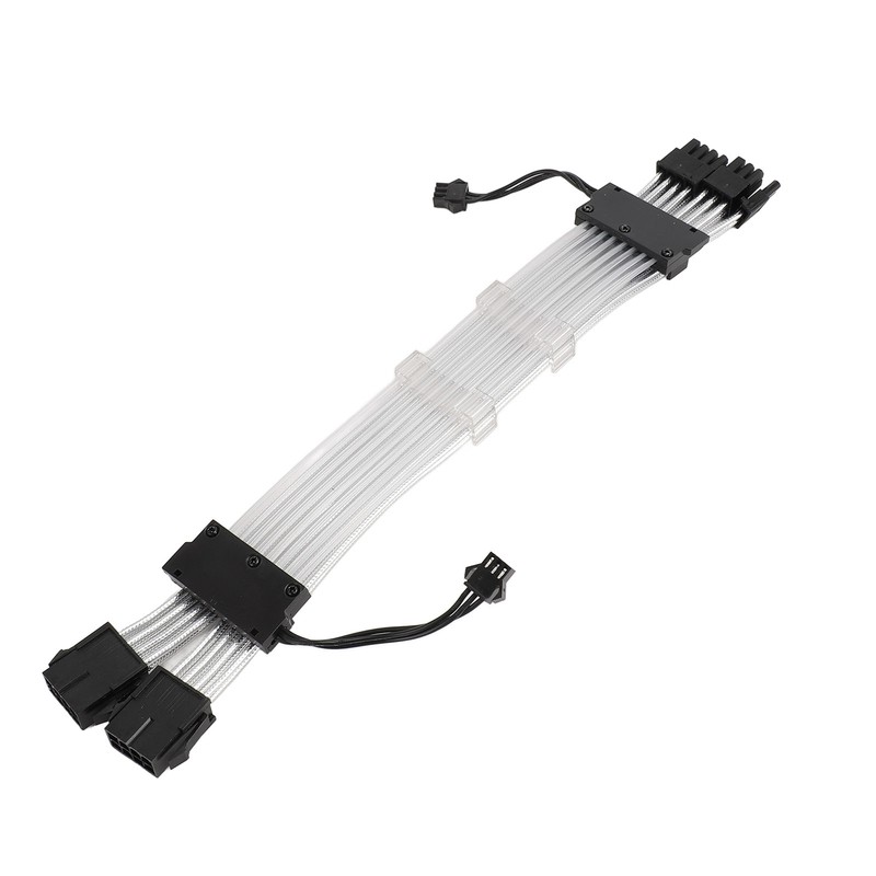 RGB PSU Cables ARGB GPU Power Supply Cable 2x8 Pin