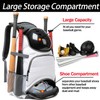 MERALIAN Baseball Backpack with Shoe Compartment,Lightweight Softball Bag for Baseball,