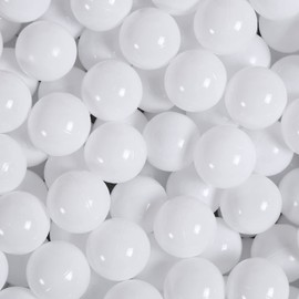 Realhaha 50 Pit Balls for Toddlers Ball Pit, BPA Free Plastic Balls for Babies for Ball Pit Games Great Gift for Boys Girls,2.76inch,White