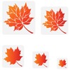 FINGERINSPIRE Pack of 5 Maple Leaf Stencils 10/15/20/25/30 cm Square