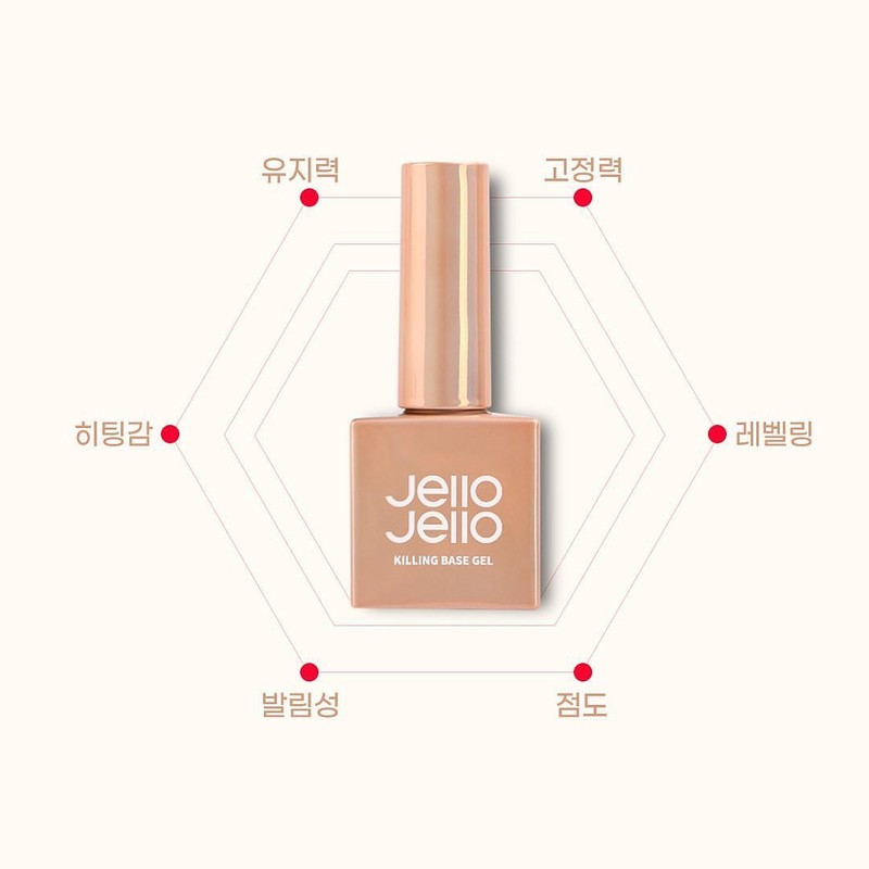 JelloJello Killing Base Gel Strong Holding Power 10ml / 젤로젤로