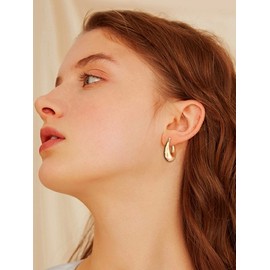 Gold Hoop Earrings Huggie Earrings for Women Gold Huggie Hoop Earrings Gold Hoop Earrings Set Huggie Hoop Earrings Set Gold Jewelry Set for Girls