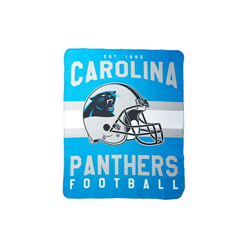 Northwest 1NFL031030018RET Carolina Panthers Printed Fleece Throw, Multicolor, One Size