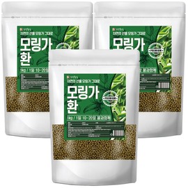 3 1kg Moringa pills from India, 90% high content Moringa leaves / 인도산 모링가환 1kg 3개 고함량 모링가잎90%