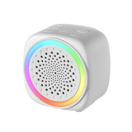 Xkey Portable White Noise Machine, Mini White Noise Sound Machine with Nursery Lamp, Mood Lighting, 7 Colors Night Light, 26 Soothing Sounds for Baby/Adult 4 Timer, Memory Function, Touch Control for Travel Camping Home and Office (RGB-1Pack, ONE SIZE)