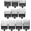 Oneisall 10Pcs Attachment Guide Comb Guards Dog Clippers RFC-676#1-#8, 1.5mm/3/mm/4.5mm/6mm/10mm/13mm/16mm/19mm/22mm/25mm