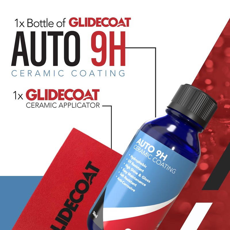 Glidecoat Auto 9H Ceramic Coating 50ML - Ceramic Coating Kit