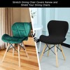 Plliocse Bar Stool Covers Curved Back Bar Stool Covers Set