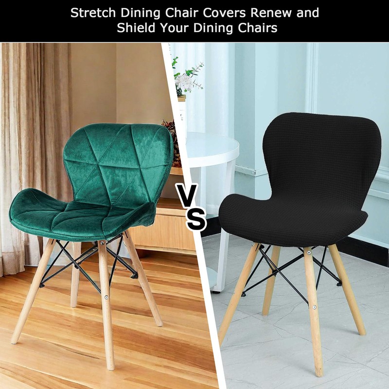 Plliocse Bar Stool Covers Curved Back Bar Stool Covers Set