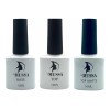 Trío Base,top Y Top Matte 10ml Esmalte Gel Uv Uñas