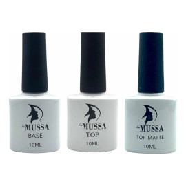 Trío Base,top Y Top Matte 10ml Esmalte Gel Uv Uñas
