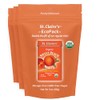 St. Claire’s Organic Sweet Peach Tart Candies – 3-Pack EcoPack,