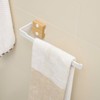 Towel Rail White Towel Ring Wall Mounted Towel Holder for