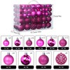 ZFYQ 100Pcs Christmas Tree Decorations Baubles, Decorative Hanging Baubles Set
